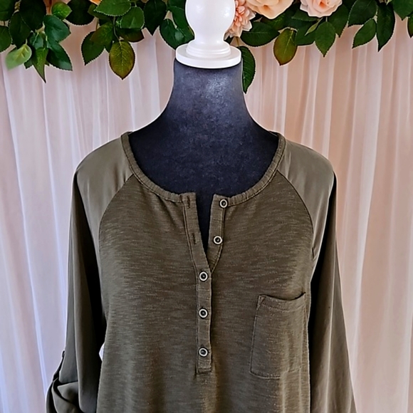 EUC - prAna "Hensley" Dress - Rye/Olive Green - Sz M - Picture 3 of 10